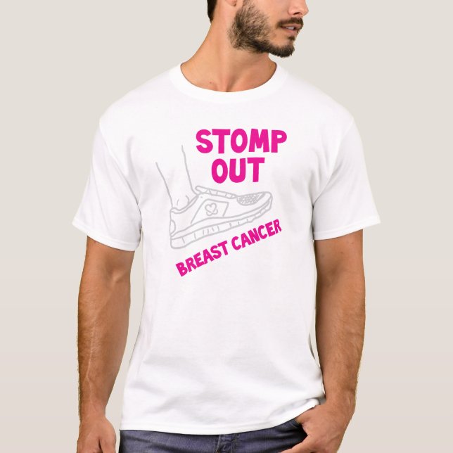 Keep A Breast "Stomp Out Breast Cancer" T-Shirt (Front)