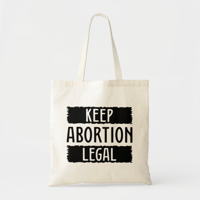 Keep Abortion Legal Tote Bag (Front)