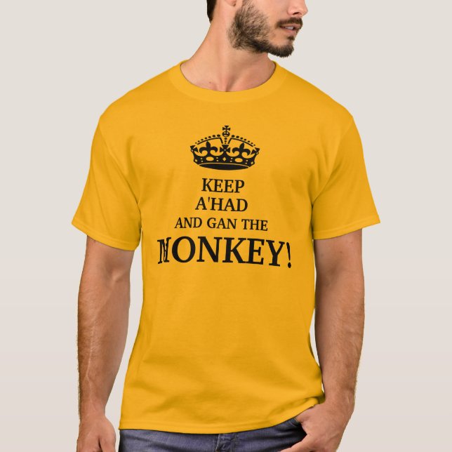Keep A'had & Gan The Monkey T-Shirt (Front)