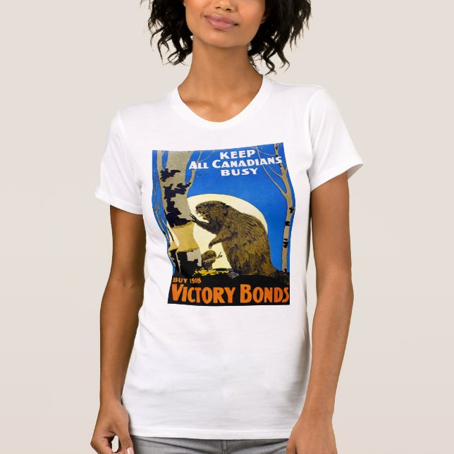 Keep All Canadians Busy T-Shirt (Front)
