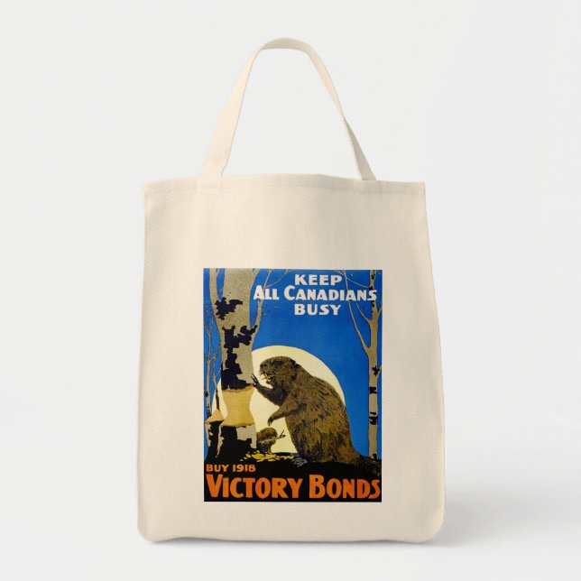 Keep All Canadians Busy Tote Bag (Front)