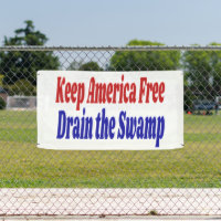 Keep America Free Drain the Swamp red blue