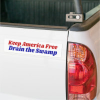 Keep America Free Drain the Swamp red blue