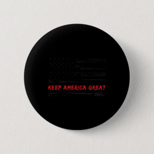 Keep America Great Donald Trump Election Usa Presi 6 Cm Round Badge