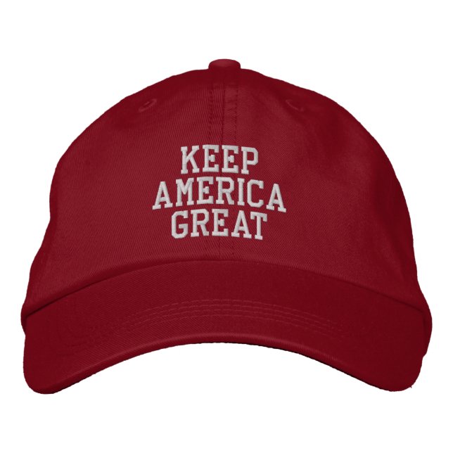 Keep America Great Embroidered Hat (Front)