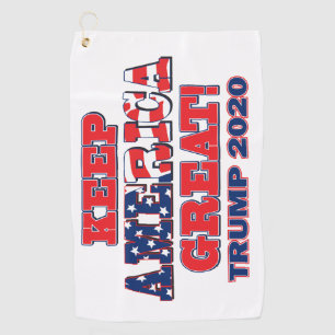 Keep America Great Trump 2020 Golf Towel