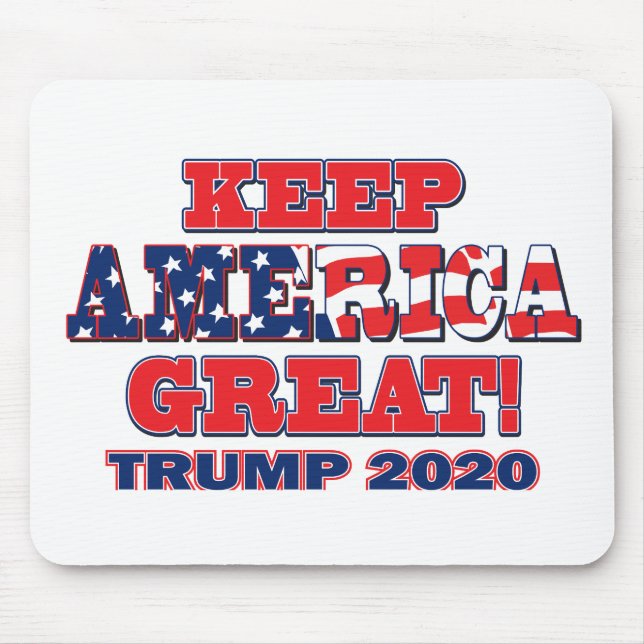 Keep America Great - Trump 2020 Mouse Pad (Front)