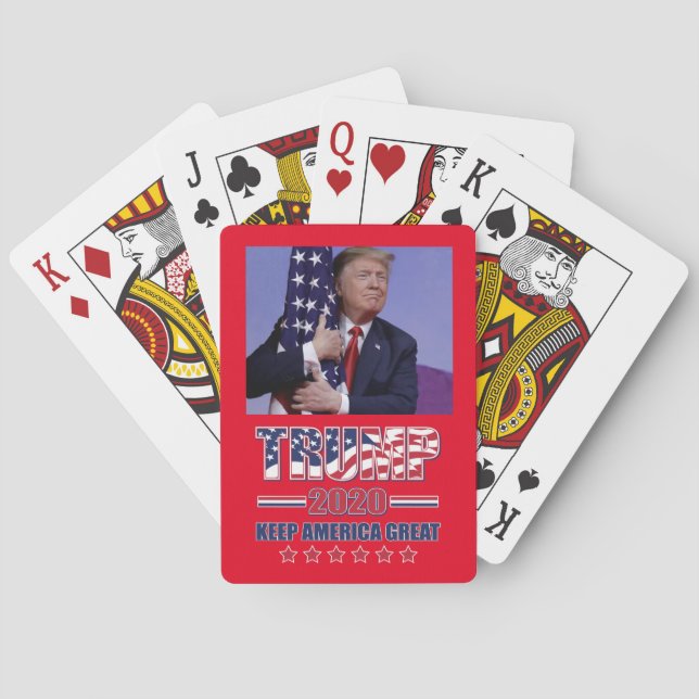 Keep America Great Trump 2020 Playing Cards (Back)