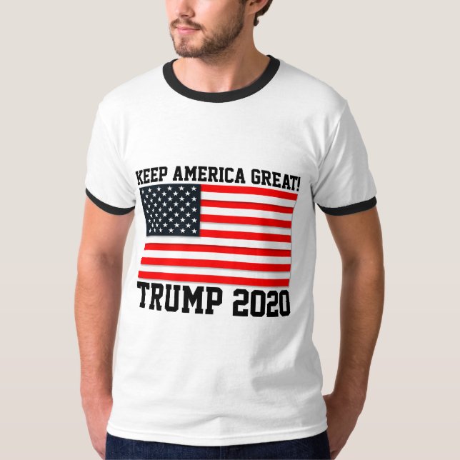 KEEP AMERICA GREAT! TRUMP 2020 T-Shirts (Front)