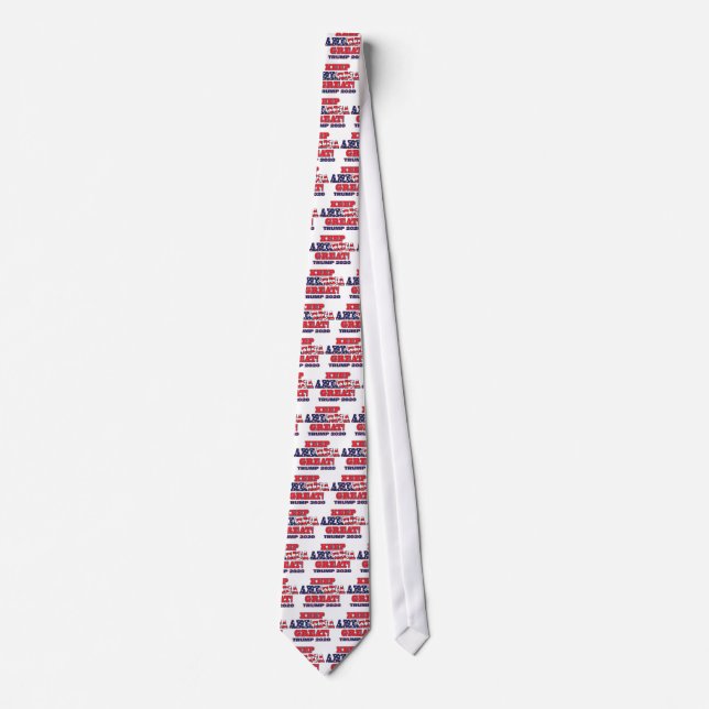 Keep-America-Great-Trump Tie (Front)