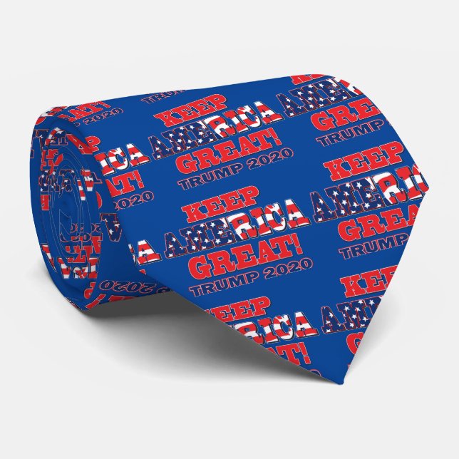 Keep-America-Great-Trump Tie (Rolled)
