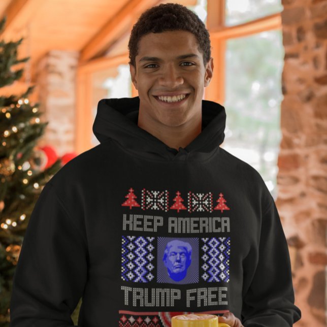KEEP AMERICA TRUMP FREE Funny Christmas T-Shirt (Creator Uploaded)