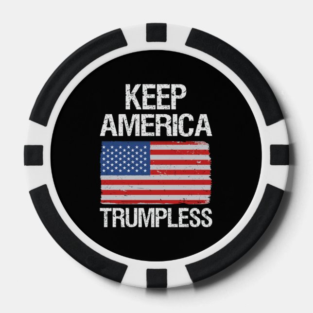 Keep America Trumpless III Poker Chips (Front)