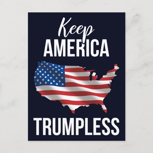 Keep America Trumpless IV Postcard (Front)