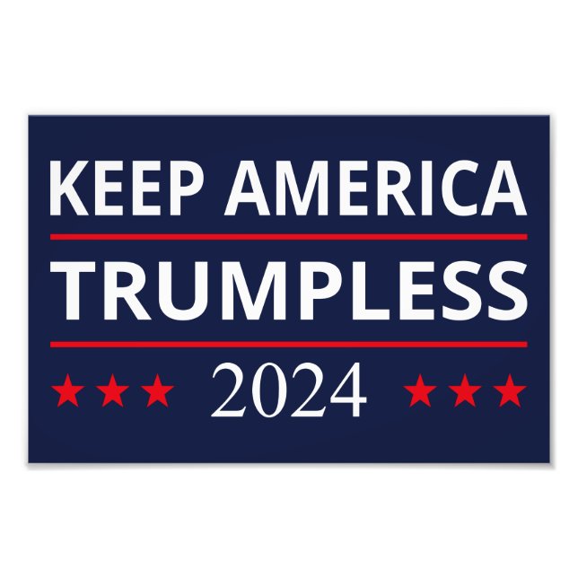 Keep America Trumpless VII Photo Print (Front)