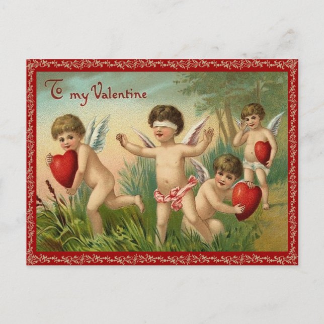 Keep Away Valentine Postcard (Front)