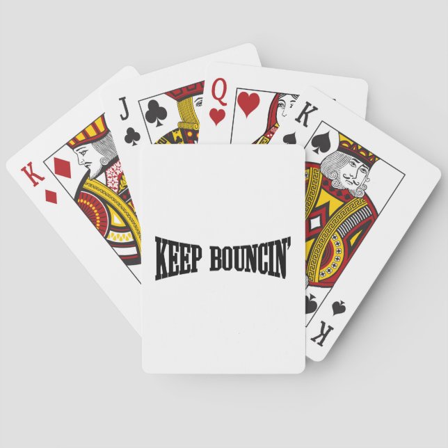 Keep Bouncin' Playing Cards (Back)