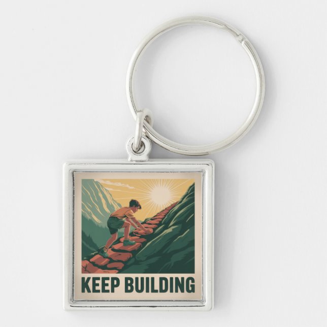 Keep Building Key Ring (Front)