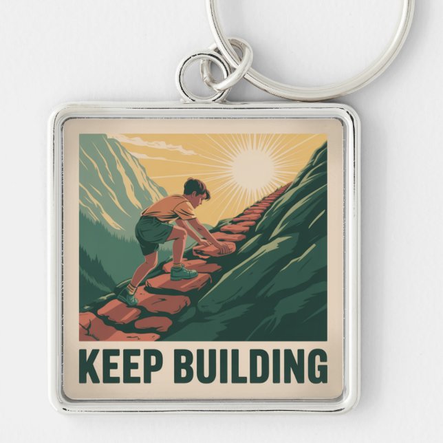 Keep Building Key Ring (Front)
