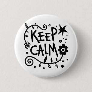 Keep Calm 6 Cm Round Badge