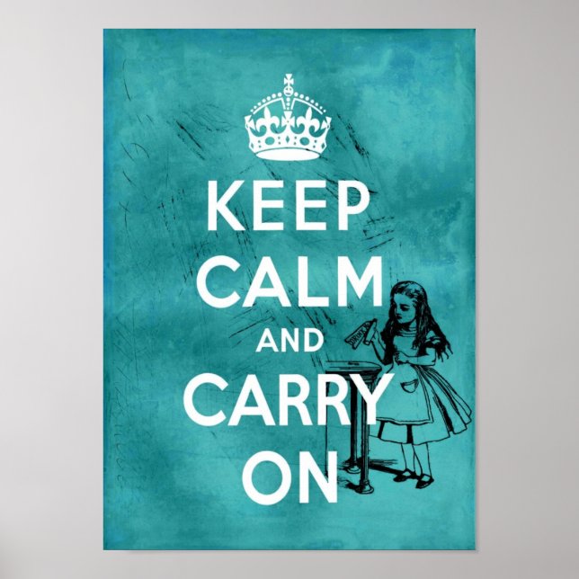 Keep Calm Alice Poster (Front)