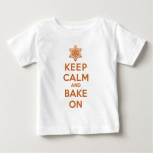 Keep Calm and Bake On Baby T-Shirt