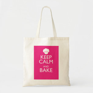 KEEP CALM AND BAKE TOTE BAG
