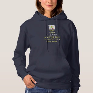 KEEP CALM and Beat them in Squash shirt for women