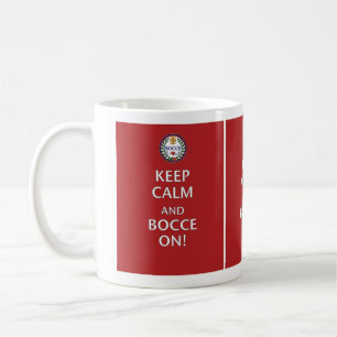 Keep Calm and Bocce On mug