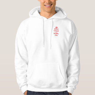"Keep Calm and Bowl On" Hoodie 1-Sided (Men's)