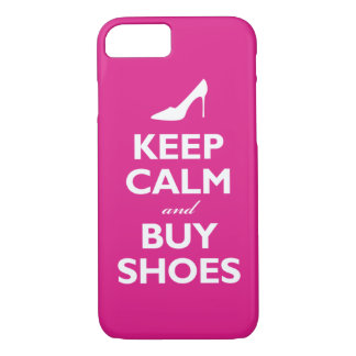 Keep Calm and Buy Shoes (hot pink) Case-Mate iPhone Case