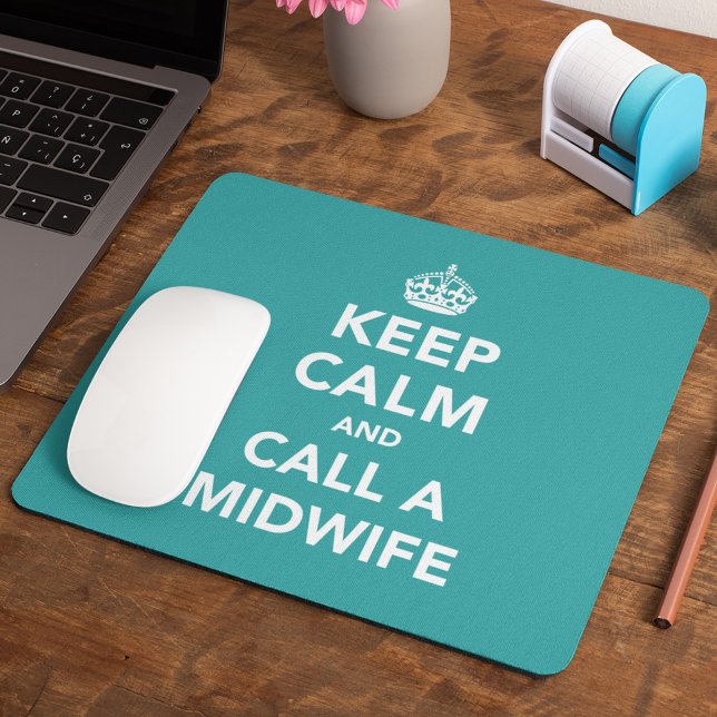 Keep Calm and Call A Midwife Mouse Pad (Creator Uploaded)
