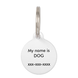 KEEP CALM and call MY MOM! Dog ID Tag