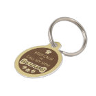 Keep Calm and Call My Mum Round Small ID Dog Tag