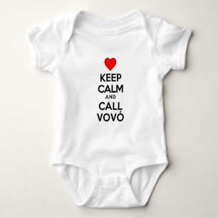 Keep Calm And Call Vovo Baby Bodysuit