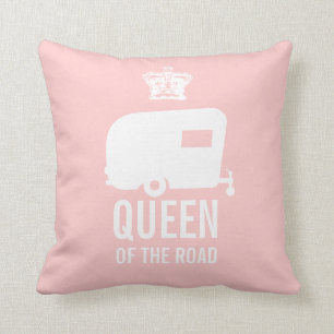 Keep Calm and Camp On - RV Queen of the Road Cushion