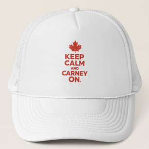 Keep Calm and Carney On Maple Leaf T-Shirt Trucker Hat