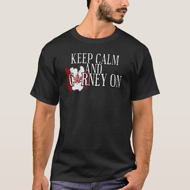Keep Calm and Carney on T-Shirt (Front)