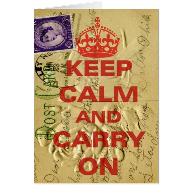 Keep calm and carry (Front)
