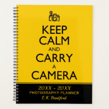 Keep Calm and Carry a Camera Planner