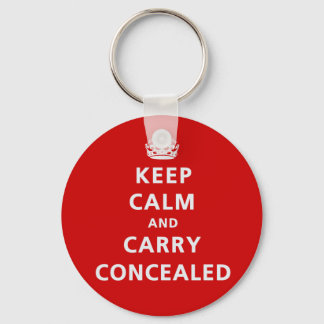 Keep Calm and Carry Concealed Key Ring