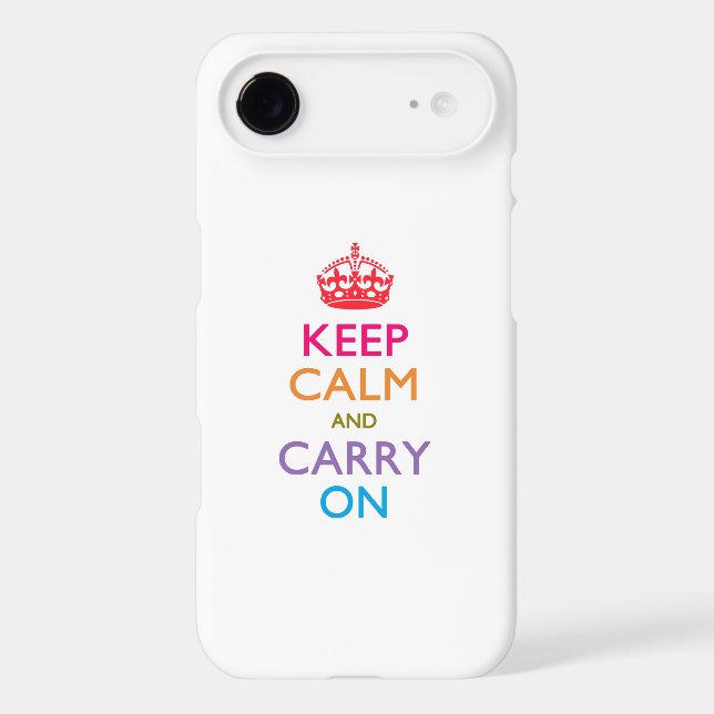 KEEP CALM AND CARRY ON (Back)