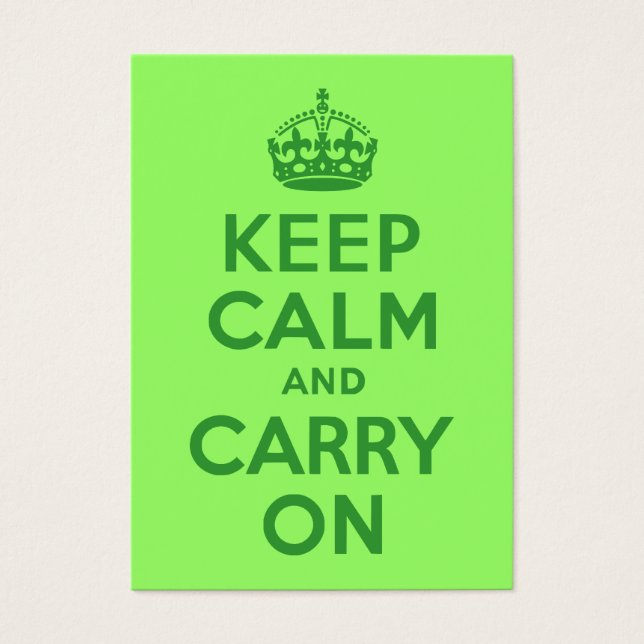 Keep Calm and Carry On (Front)