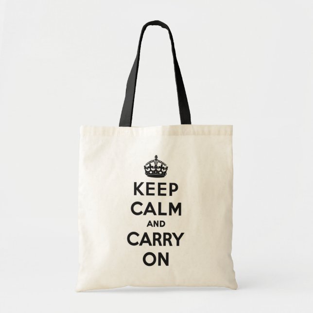 Keep Calm and Carry On Bag (Front)