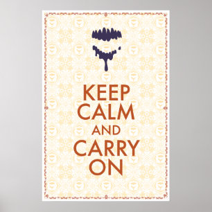 Keep Calm And Carry On by Jason Lind Poster