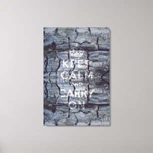 keep calm and carry on canvas print