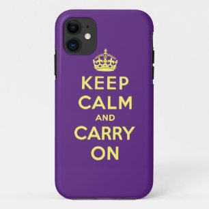 Keep Calm And Carry On Case-Mate iPhone Case