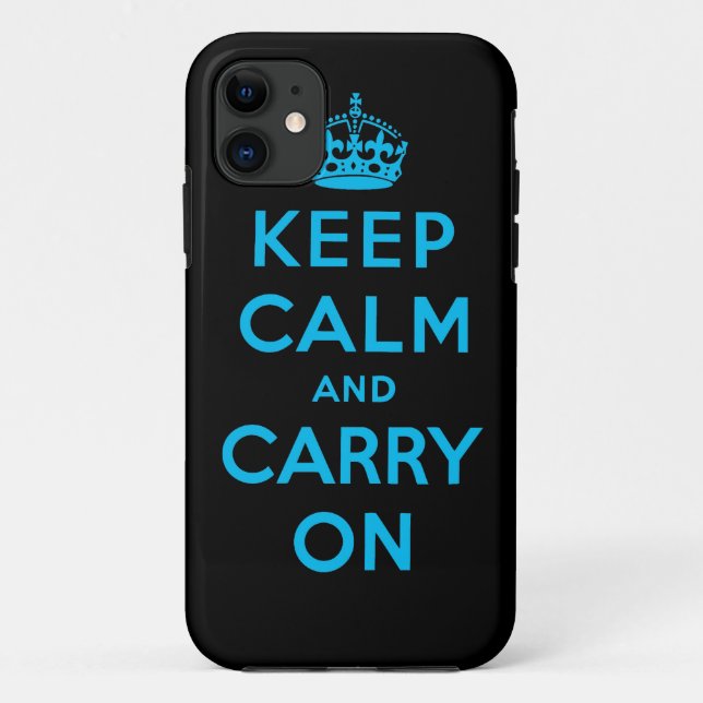 keep calm and carry on Case-Mate iPhone case (Back)