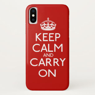 Keep Calm And Carry On Case-Mate iPhone Case
