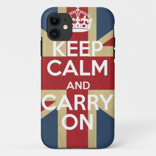 Keep Calm And Carry On iPhone 11 Case